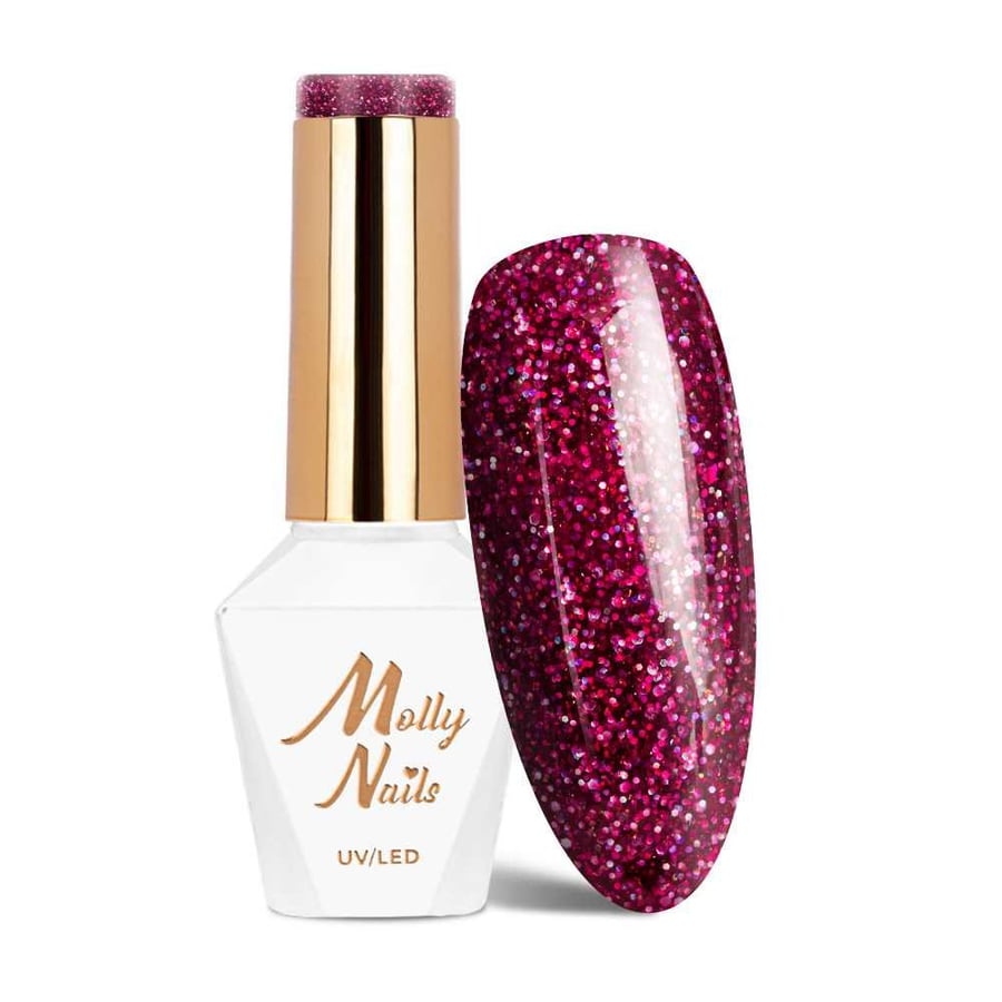 

Molly Nails Spotlight Passionate HEMA/Di-HEMA Free Hybrid Varnish 8 г № 633