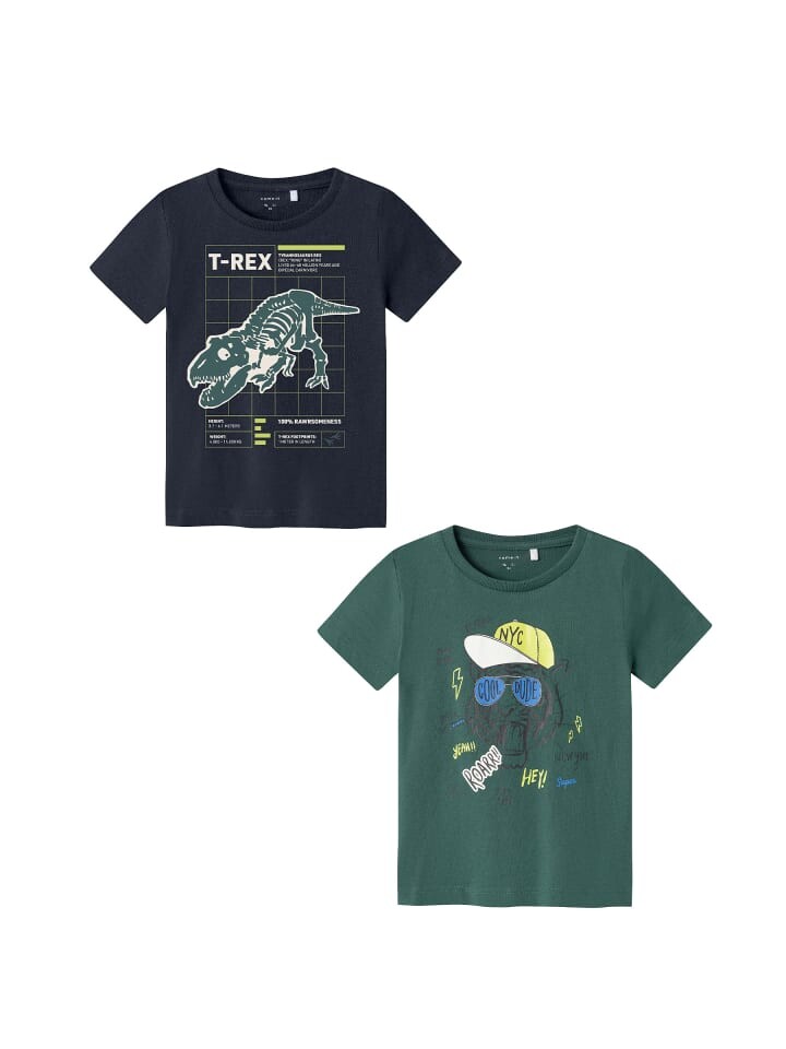 

Футболка name it, цвет blau/grün