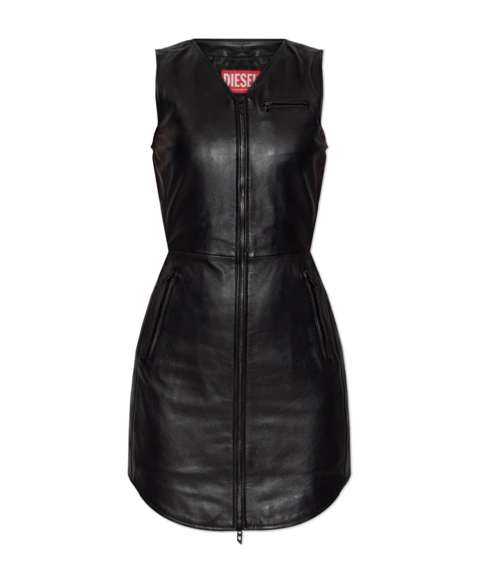 

Кожаное платье l-ilith Diesel, черный