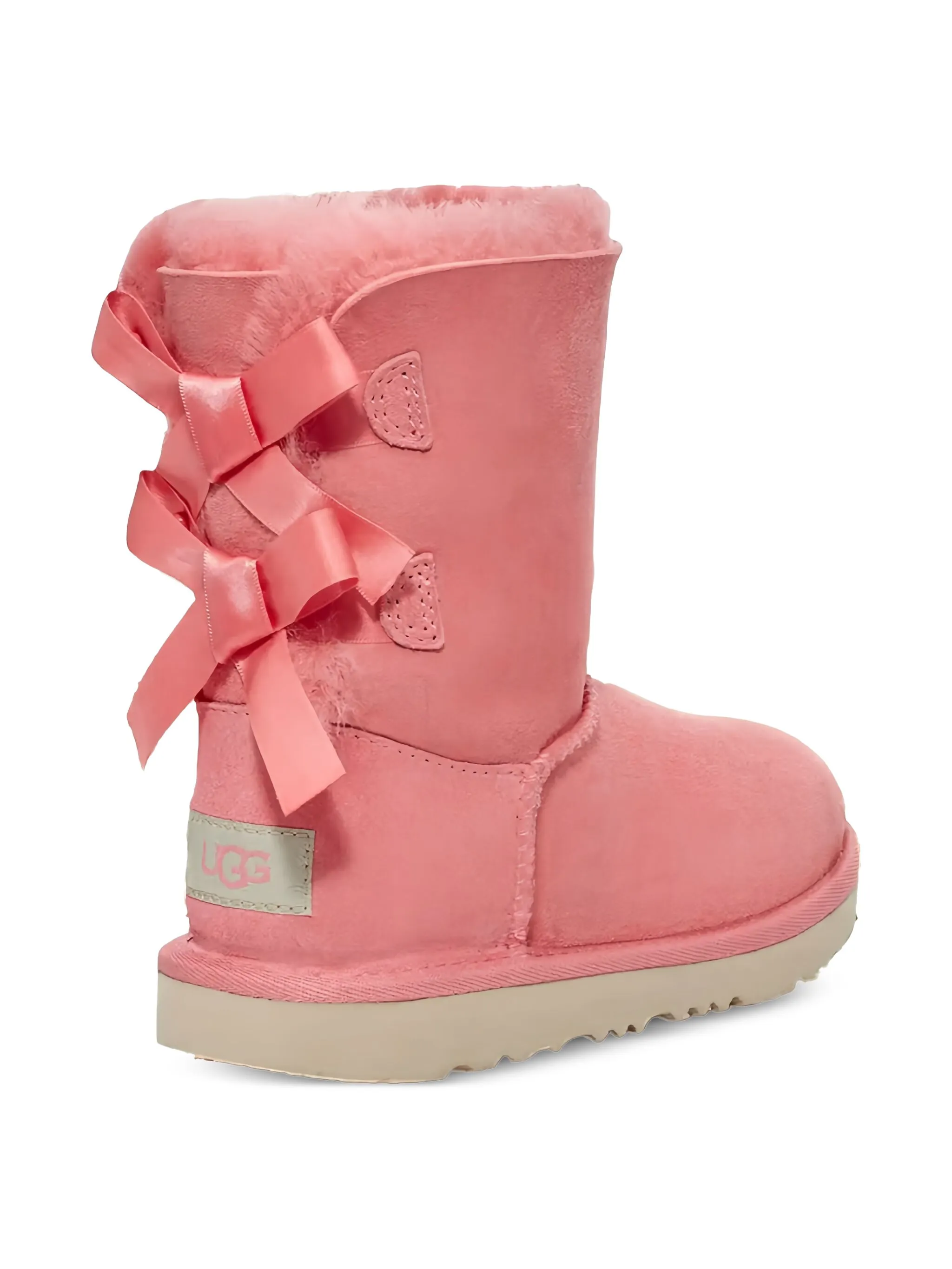 Угги Bailey Bow IL Ugg Kids, розовый — фото 2