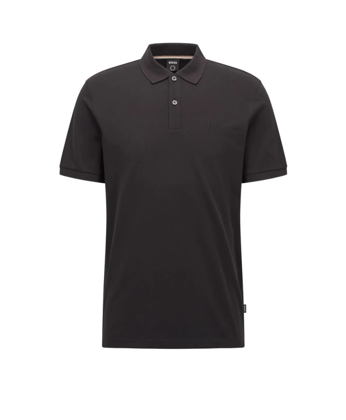 

Поло с короткими рукавами, черного цвета. Hugo, черный