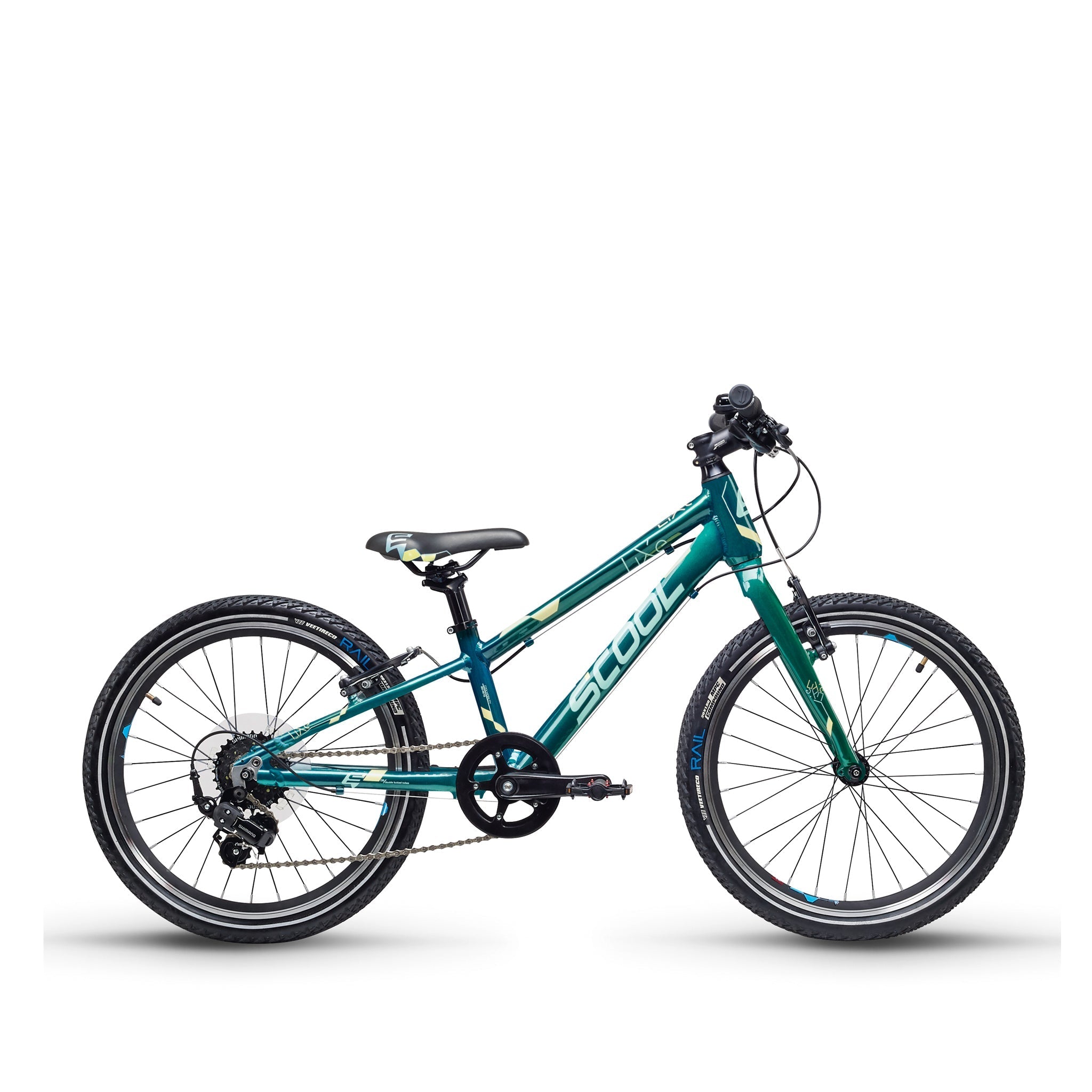 

Детский велосипед S'COOL Junior Bikes Kinderfahrrad liXe 20 дюймов 7-Gang Dark Green/Mint