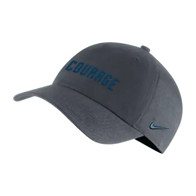 

Бейсболка Nike North Carolina Courage Heritage86 NWSL Soccer Cap, цвет Flint Grey