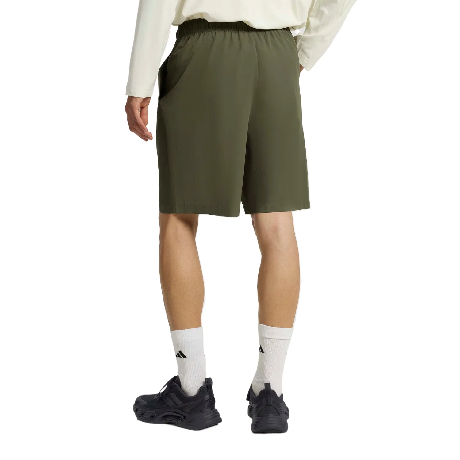 Повседневные шорты мужские Adidas, Strata Olive Green — фото 4