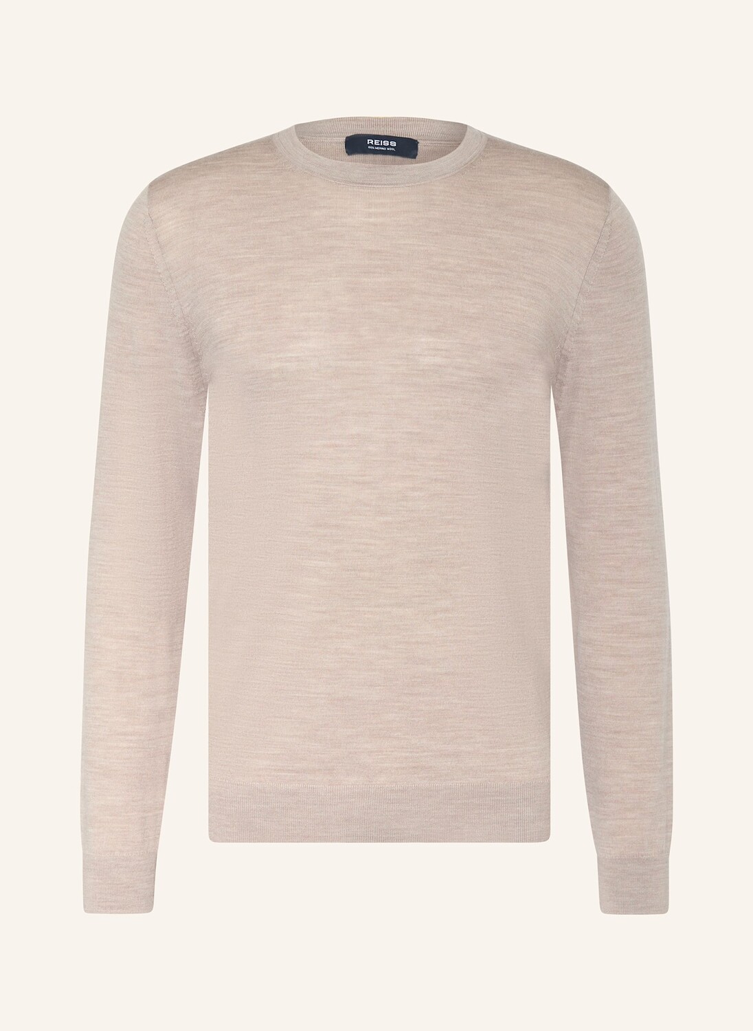 

Свитер wessex из шерсти мериноса REISS, тауп
