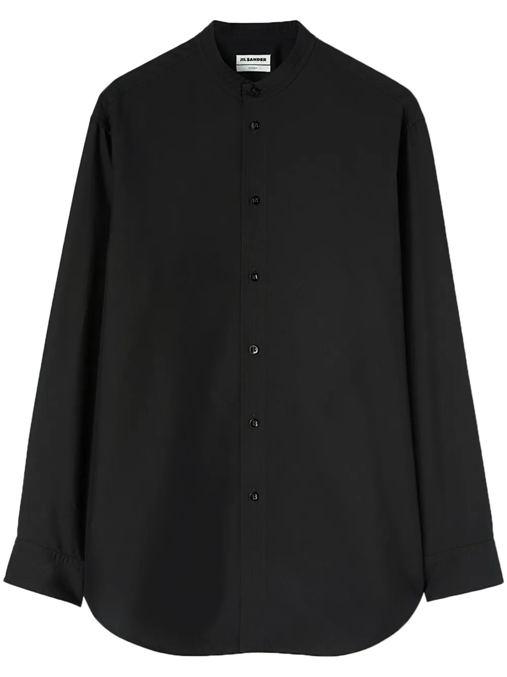 

Шелковая рубашка SUNDAY P.M JIL SANDER, черный