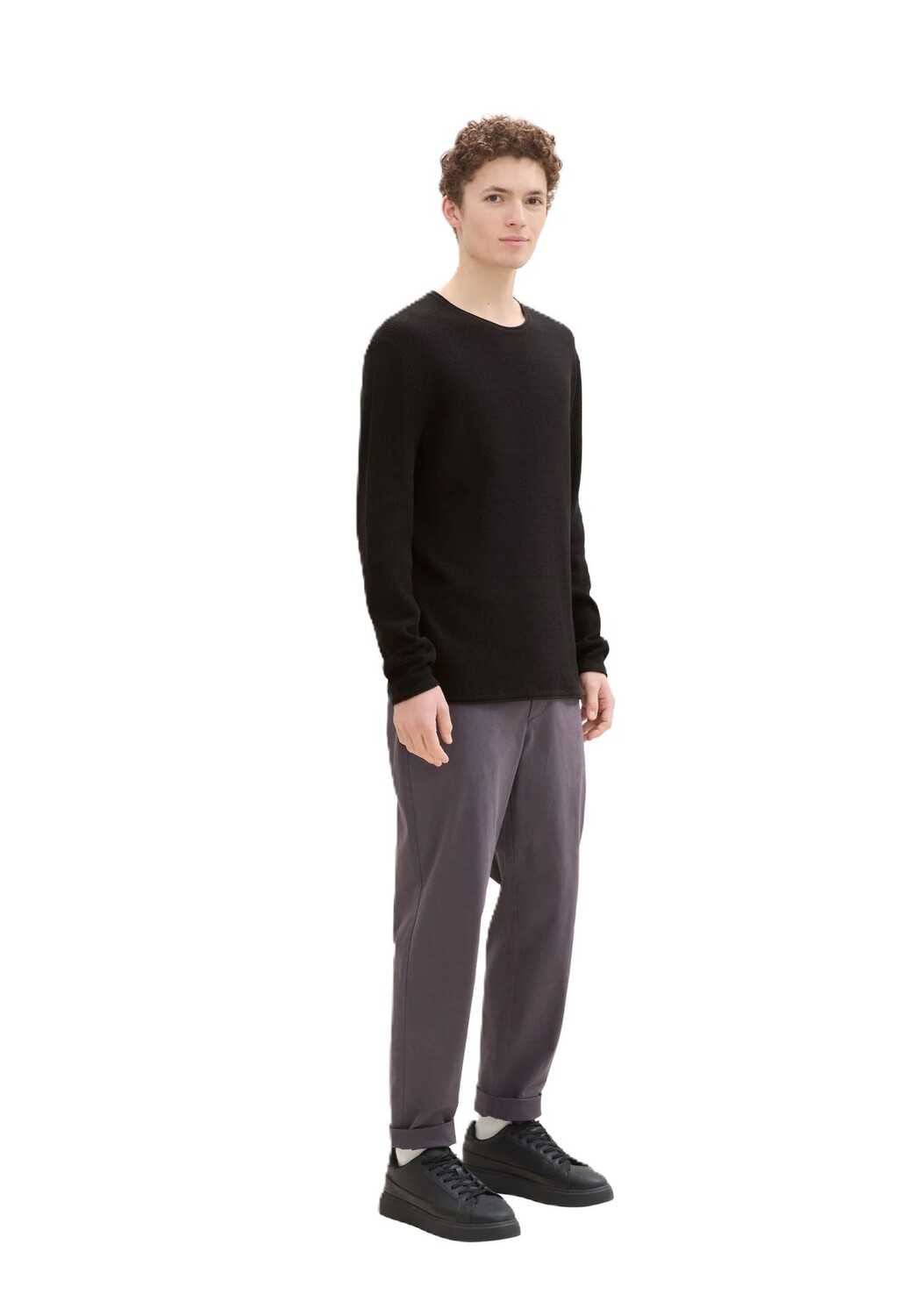 

Хлопковый свитер для мужчин DENIM TOM TAILOR, цвет 29999 Black