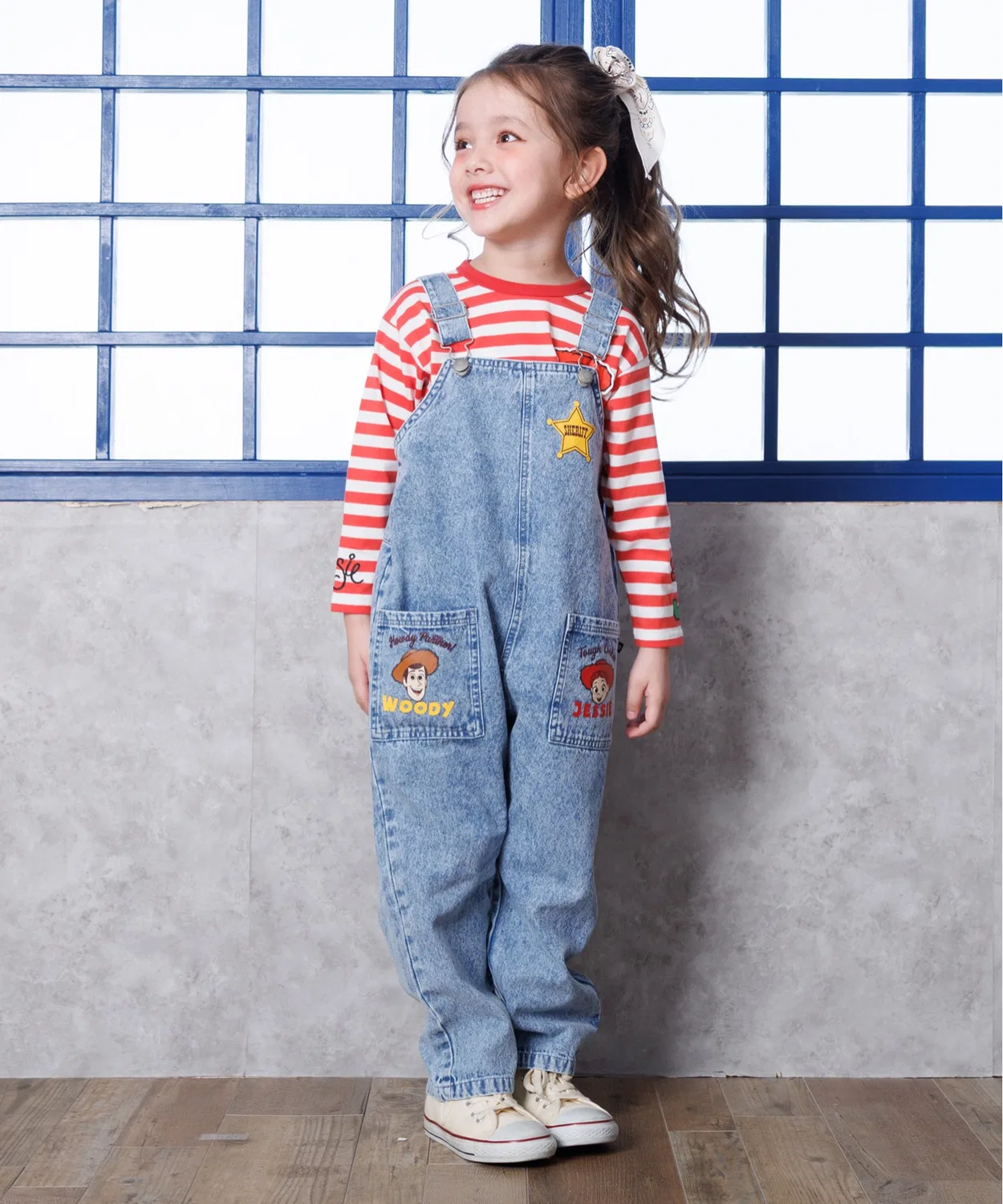 Детский джинсовый комбинезон Disney Toy Story BABYDOLL, светлый индиго — фото 4