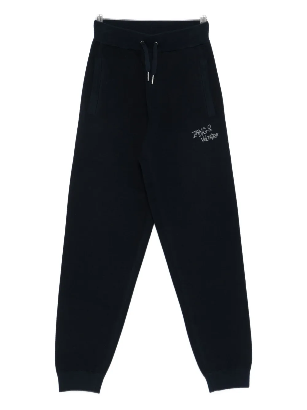 

Спортивные брюки с вышитым логотипом Zadig & Voltaire Kids, черный