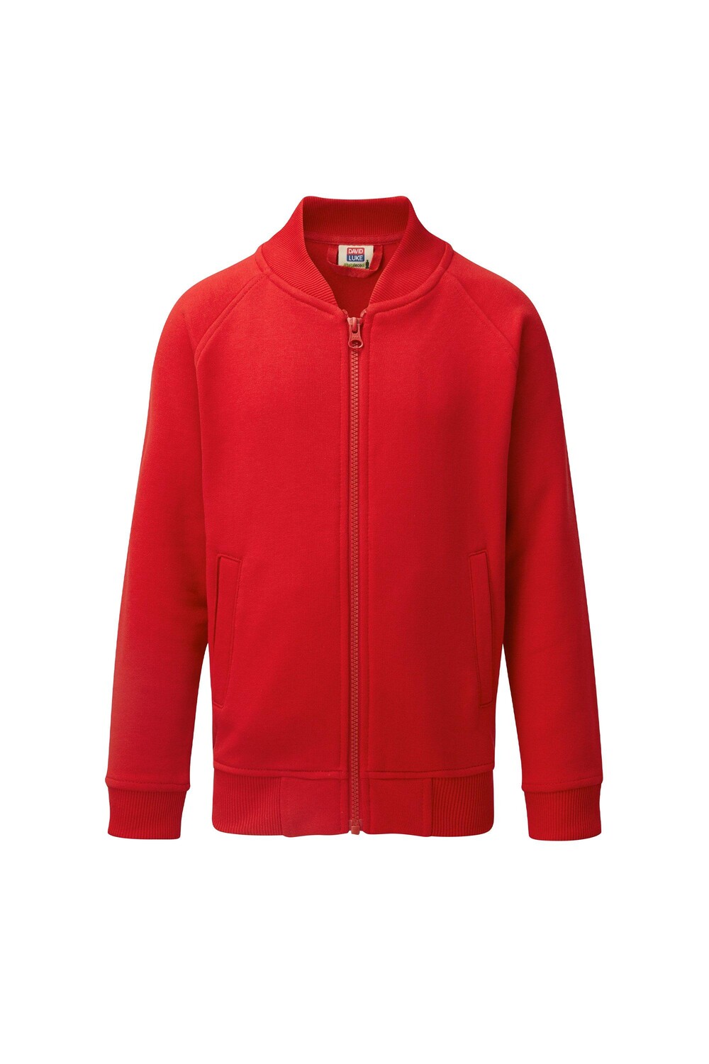 

Школьный джемпер на молнии David Luke, красный
