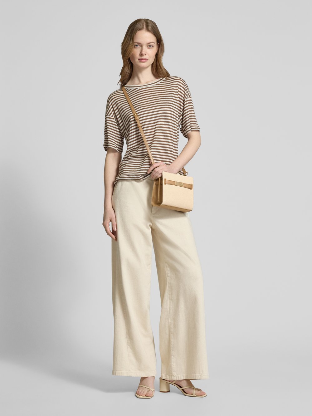 

Сумка через плечо с монограммой TH Tommy Hilfiger, бежевый