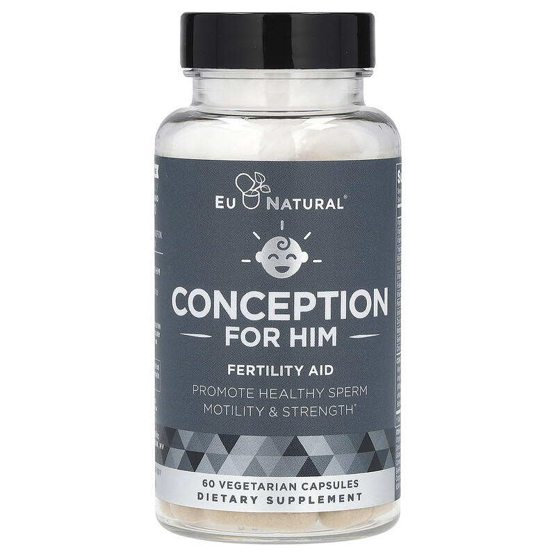 

Eu Natural, Conception for Him, средство для бесплодия, 60 вегетарианских капсул