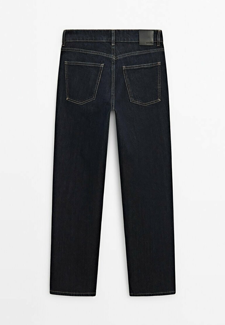 

Джинсы узкого кроя CROPPED SLIM FIT Massimo Dutti, темно-синий