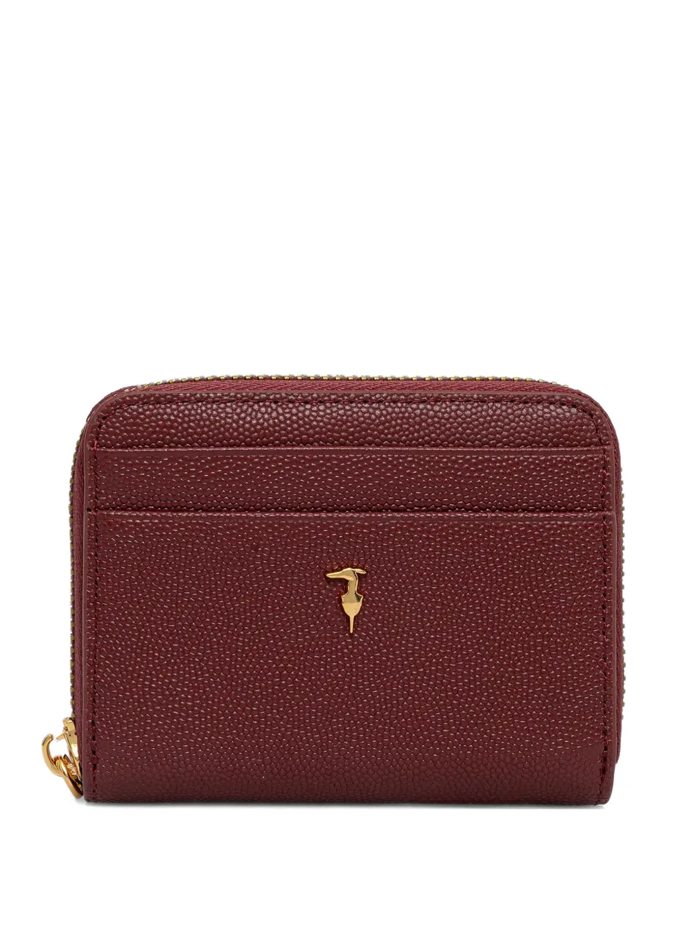 

Кожаный кошелек на молнии Trussardi, красный