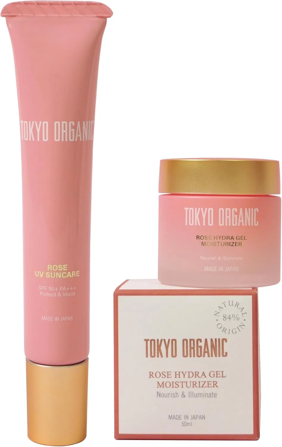 Набор для ухода за кожей Tokyo Organic с гелем-увлажнителем и солнцезащитным кремом 80 мл