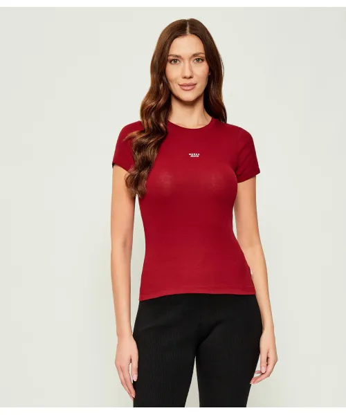 

Блуза Slim fit Guess Jeans, красный