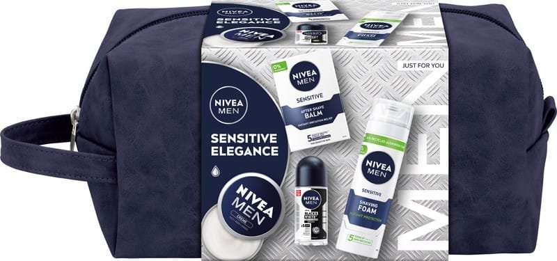 

Набор Nivea Sensitive Elegance в косметичке для мужчин 2024