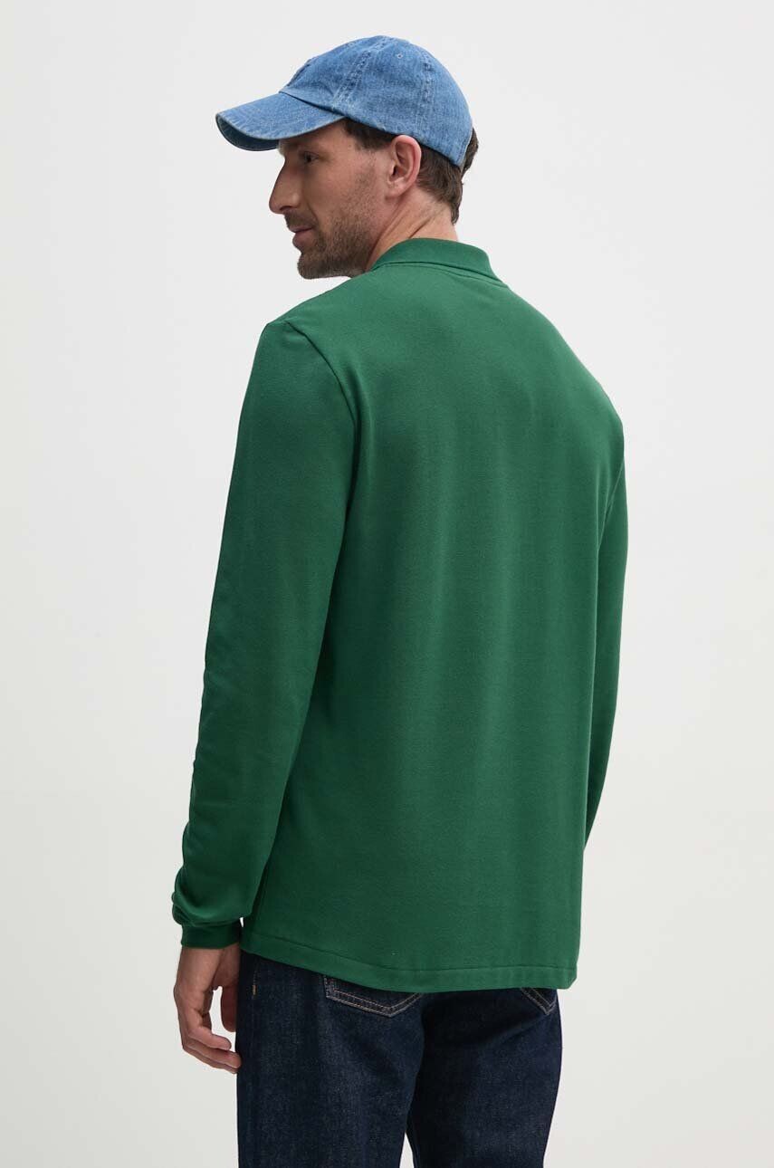 Хлопковый топ Lacoste с длинными рукавами L1312 132, зеленый — фото 4