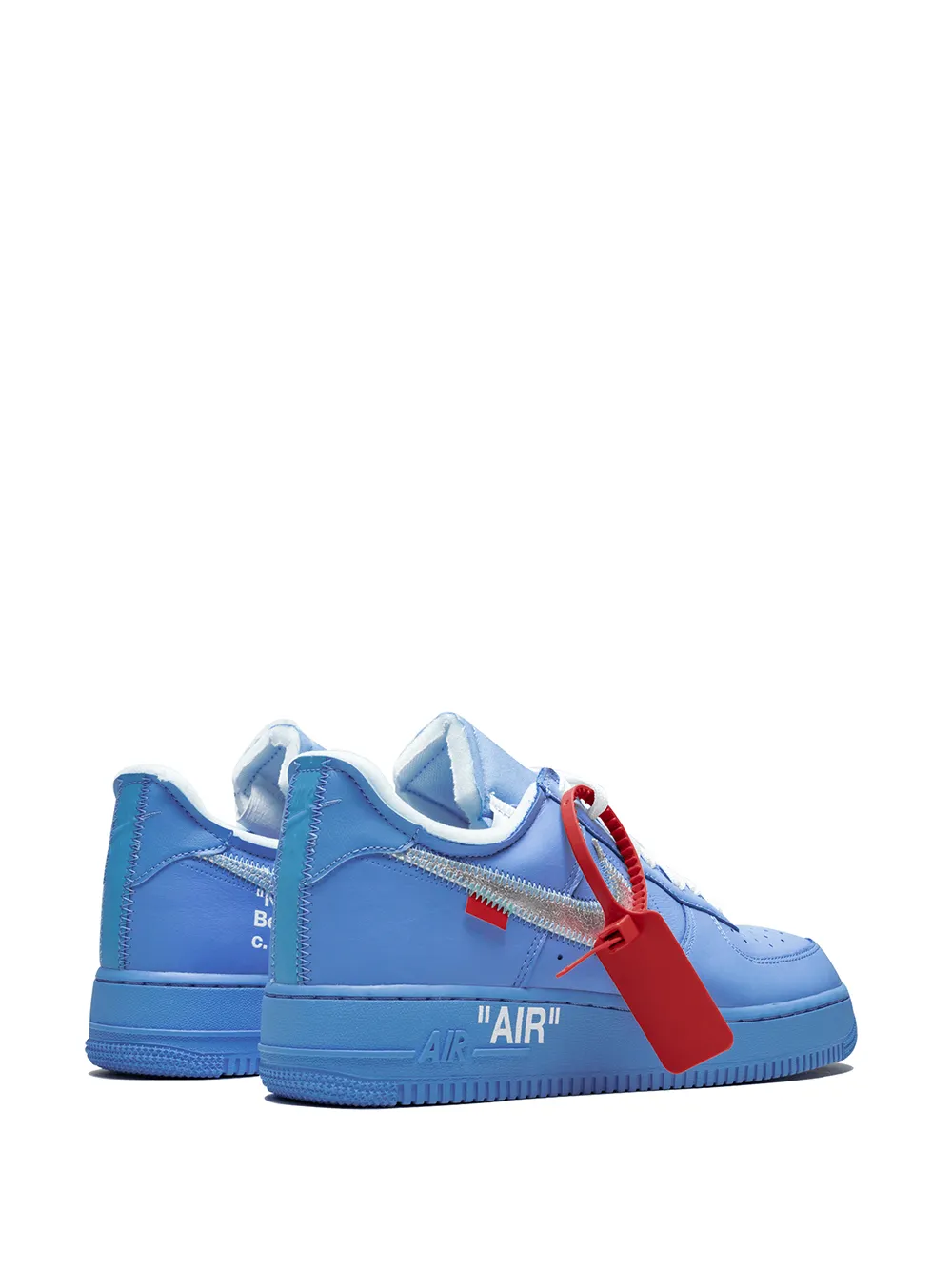 Кроссовки Air Force 1 Low MCA Nike X Off-White, синий — фото 3
