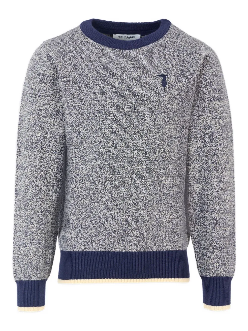 

Свитер с круглым вырезом TRUSSARDI JUNIOR, серый