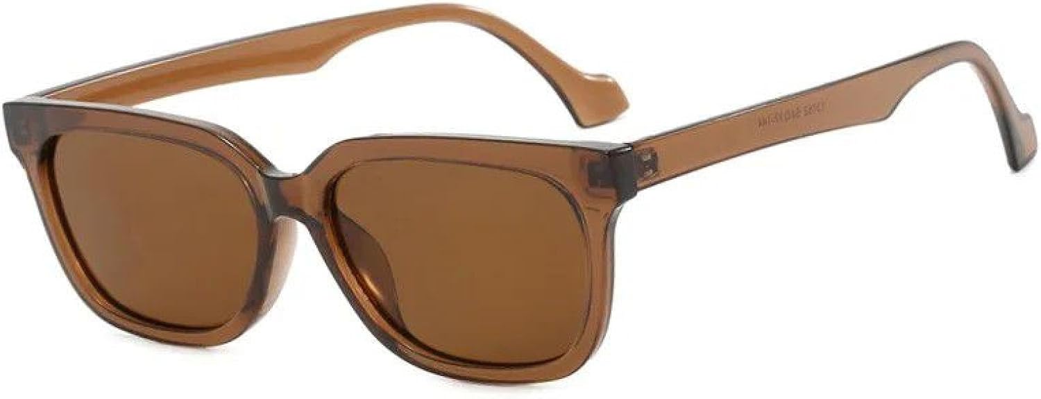 

Модные солнцезащитные очки-многоугольники для женщин, леопардовый принт, ретро-стиль, прозрачные с градиентом, защита от УФ-излучения UV400, для мужчин TVTBBVV, Leopard Tea