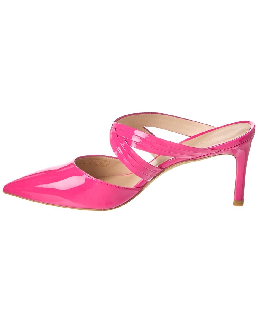 

Лакированные мюли Stuart Weitzman с вырезами, розовый