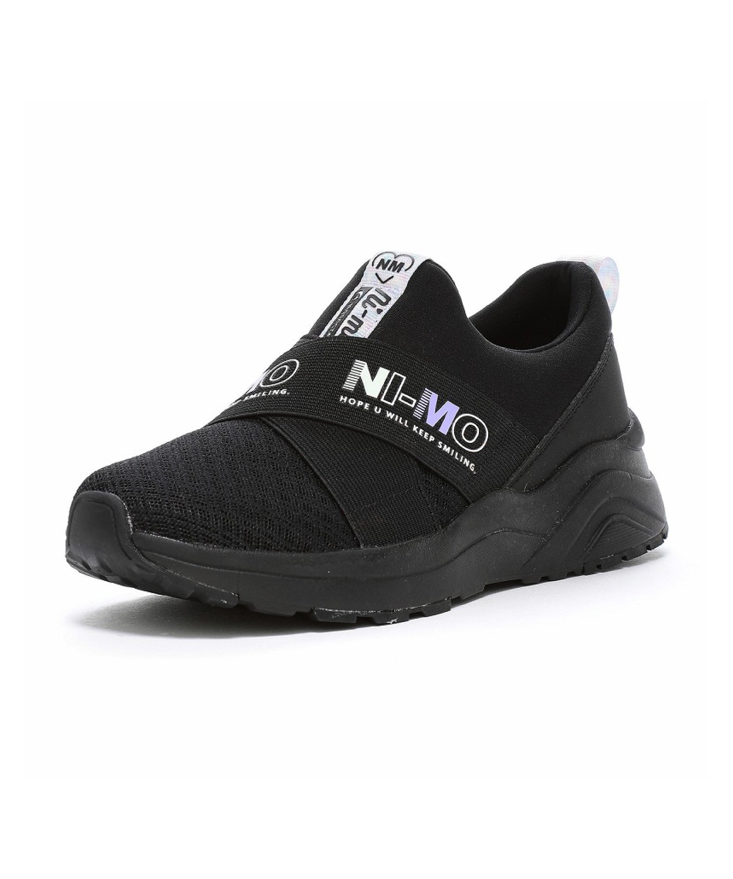 Детские кроссовки MoonStar NM J121 SLIP-ON Nemo Ni-Mo, black