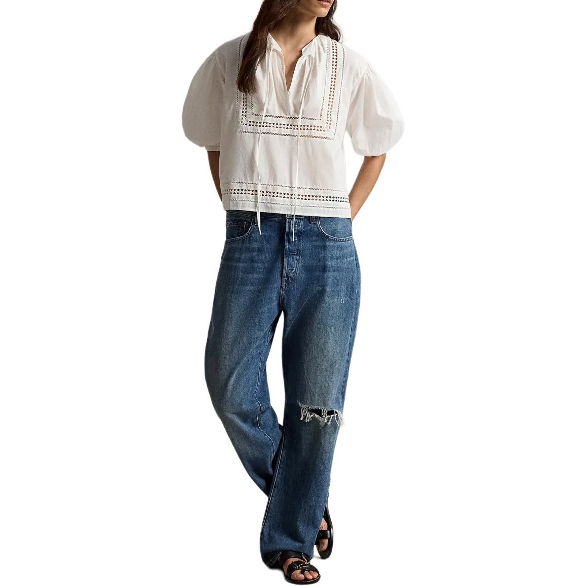 Рубашка женская Polo Ralph Lauren, White — фото 3