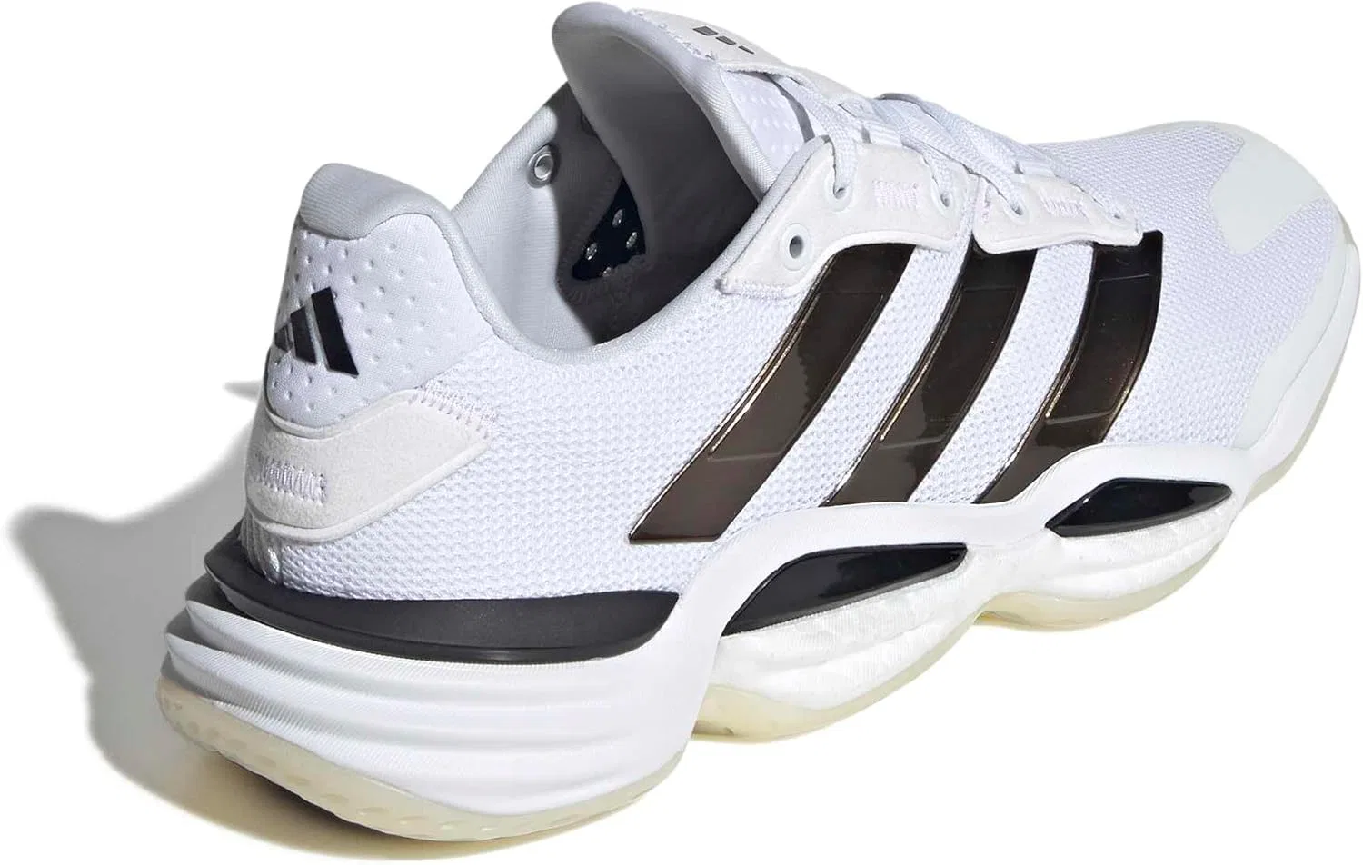 Мужские домашние кроссовки Adidas Stabil 16, White / Black. — фото 4