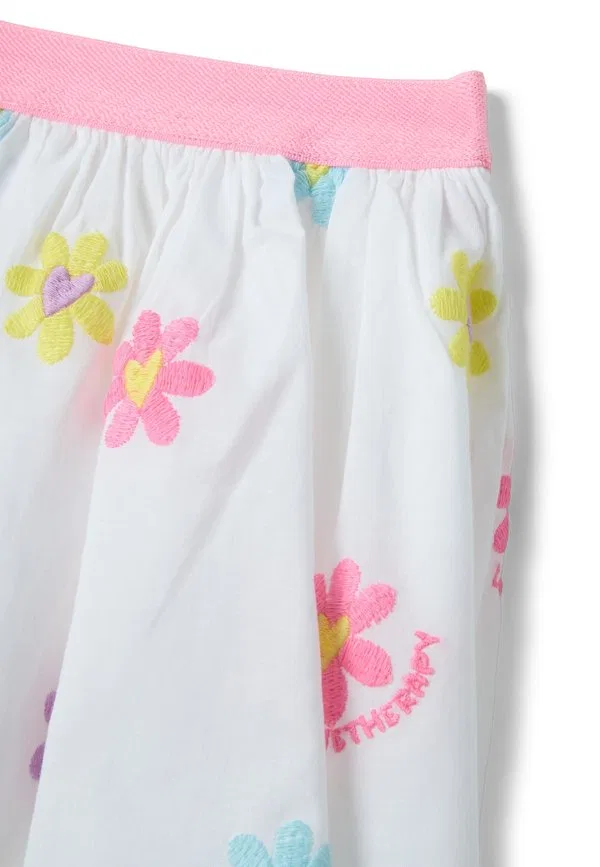 Мини-Юбка прямого кроя с цветочным принтом Ovs, Pink White — фото 3