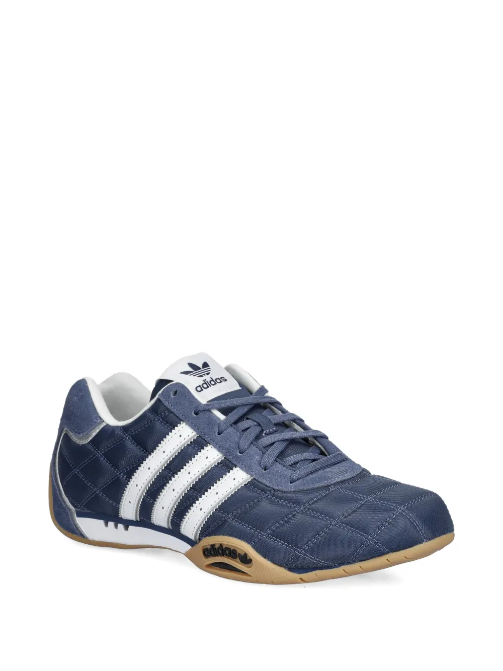 Стеганые кроссовки Adi Racer Lo с полосками Adidas, синий — фото 2