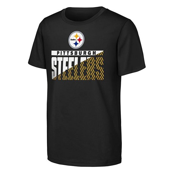 Футболка Youth black Pittsburgh Steelers Never Quit 2-pack Outerstuff — фото 4