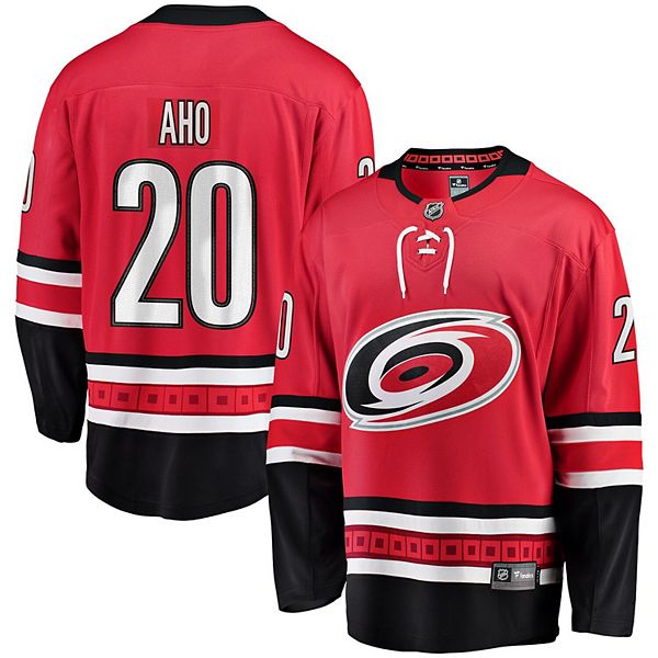 

Мужская футболка Sebastian Aho Carolina Hurricanes Fanatics