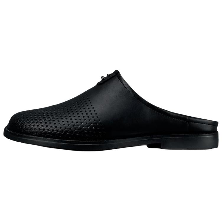 

XIAOTOULANG Мужские противоскользящие тапочки с закрытым носком черные, цвет Black