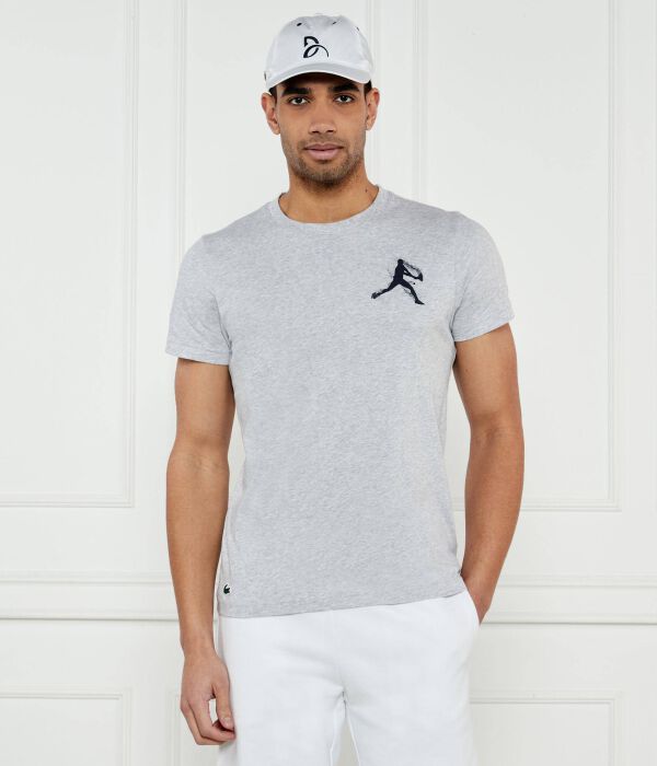 

Футболка Lacoste Tennis x Novak Djokovic Regular fit Lacoste, серый