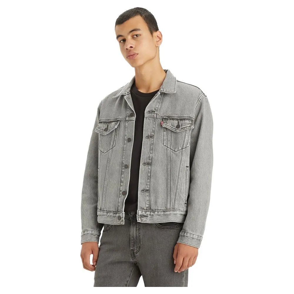 

Куртка Levi's The Trucker denim, серый