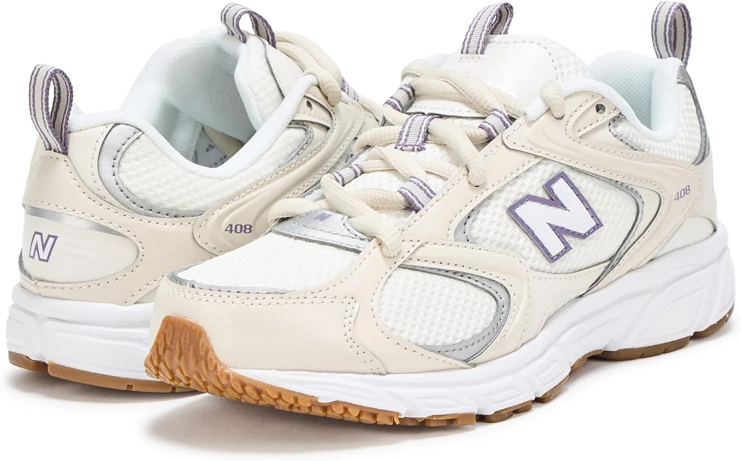 Кроссовки New Balance Unisex Adult 408, 10 Darker Sea Salt Linen — фото 3