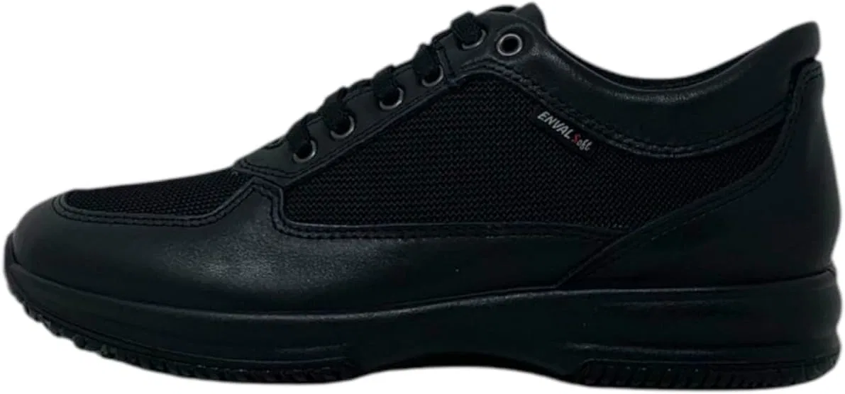 Кроссовки ENVAL SOFT 7722000, шнуровка, кожаная стелька и резиновая подкладка, Black