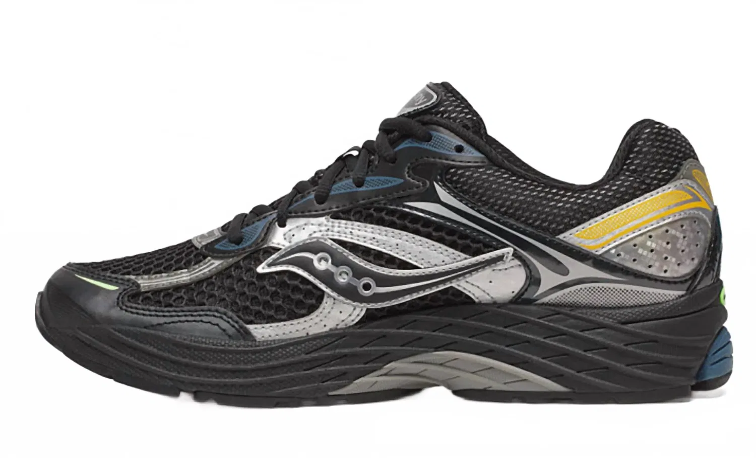 SAUCONY Мужские кроссовки Progrid Omni 9, черный/мультицветный — фото 3