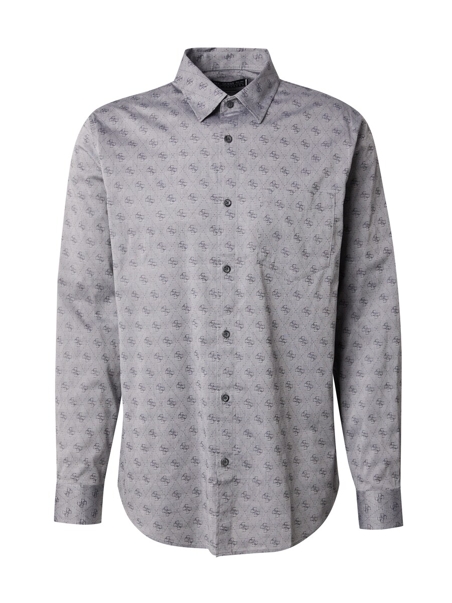 

Рубашка на пуговицах классического кроя GUESS, цвет Blue/Dusty blue