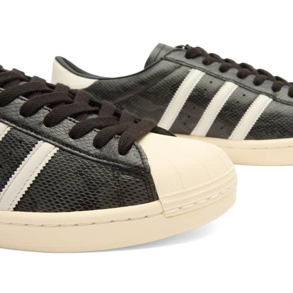Винтажные кроссовки Superstar MIG Adidas, черный/белый/кремовый — фото 4