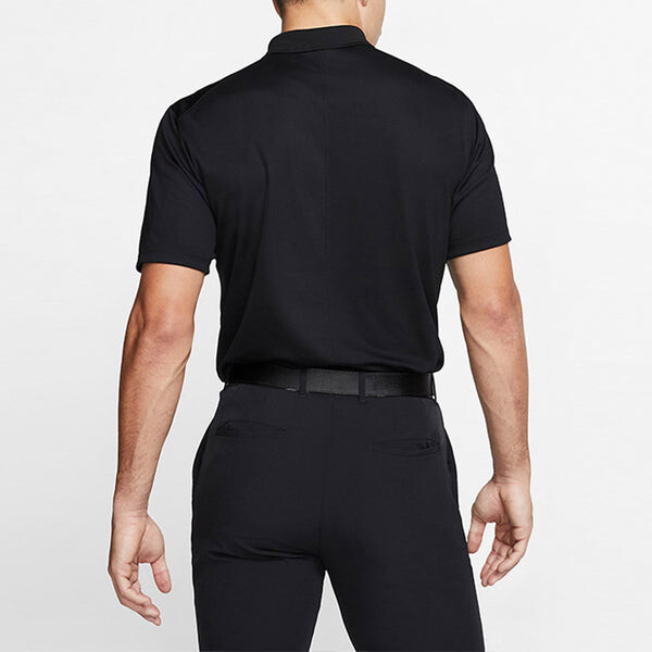 Футболка men's solid color casual outdoor sports golf short sleeve polo black polo shirt Nike, мультиколор — фото 4