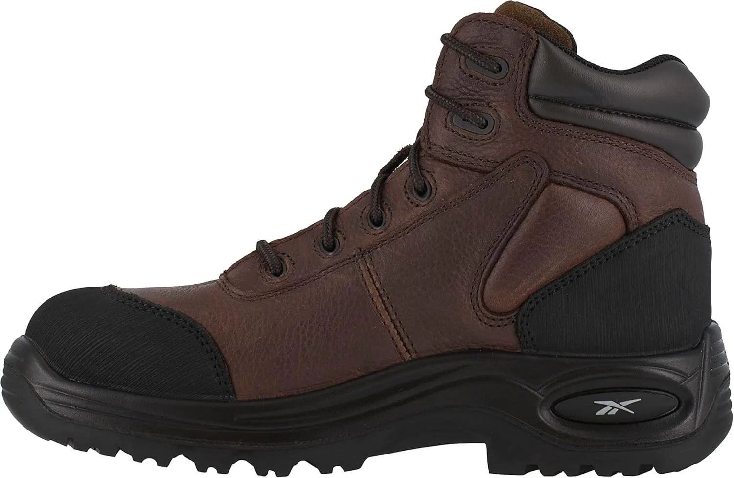 Мужские спортивные ботинки Reebok мужские Rb7755 Trainex 6 дюймов с композитными носками темно-коричневые и безопасные — фото 4