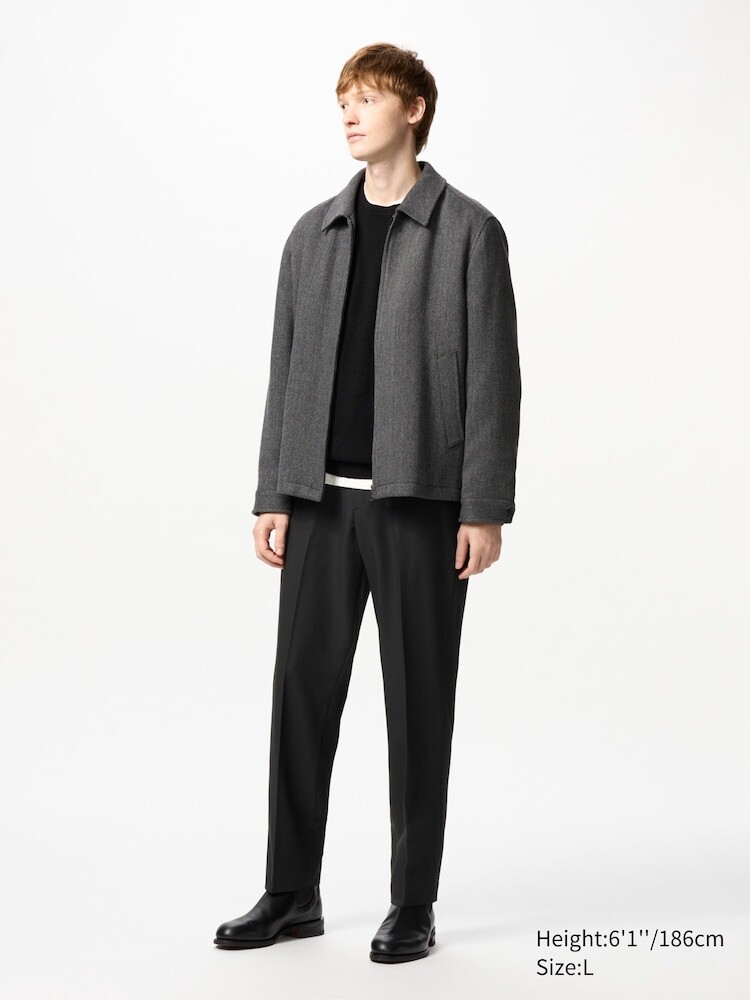

Элегантные брюки по щиколотку Uniqlo, цвет 09 черный