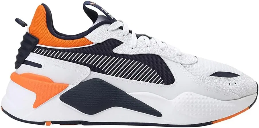 Мужские низкие кроссовки PUMA Rs-x Geek, сине-бордово-желтого цвета — фото 2