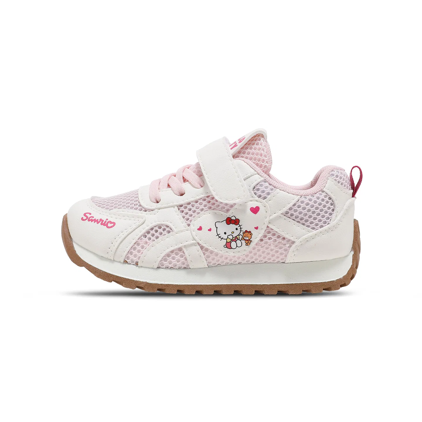 Детские кроссовки Hello Kitty из искусственной кожи с защитой от ударов, амортизацией, износостойкие, дышащие, низкие Sanrio, Sky Blue — фото 3