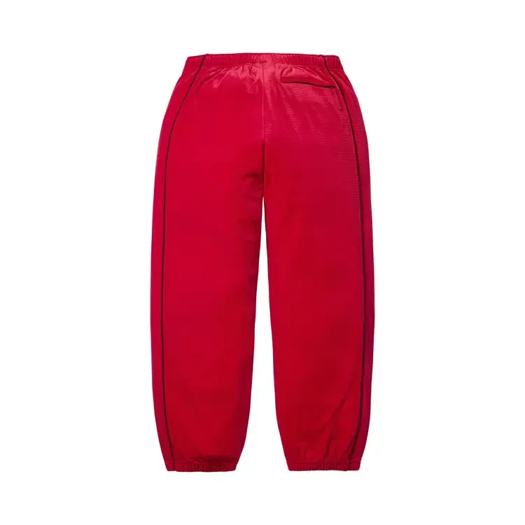 Спортивные брюки Supreme Velour Mesh Track Pant, красный — фото 2