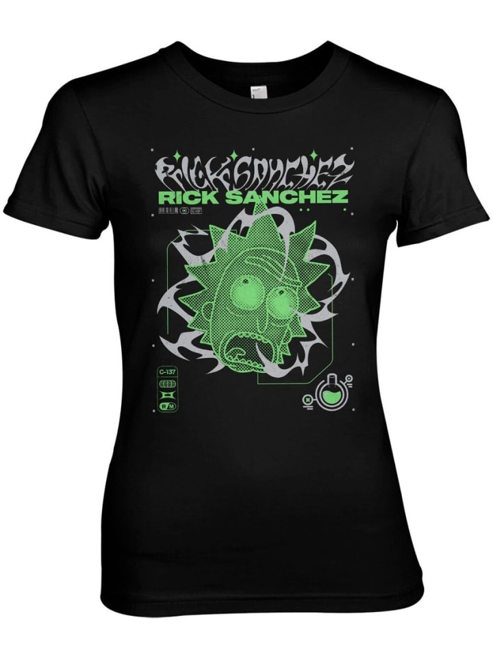 

Футболка Rick Sanchez Lab Girly Tee Rick and Morty, черный