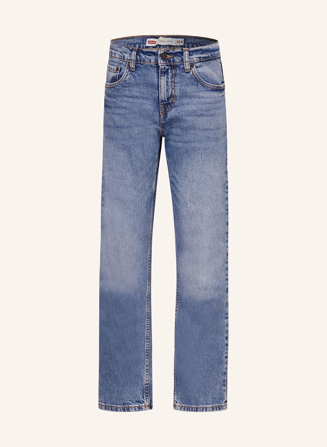 

Джинсы свободного кроя, зауженного кроя. Levi'S, голубой