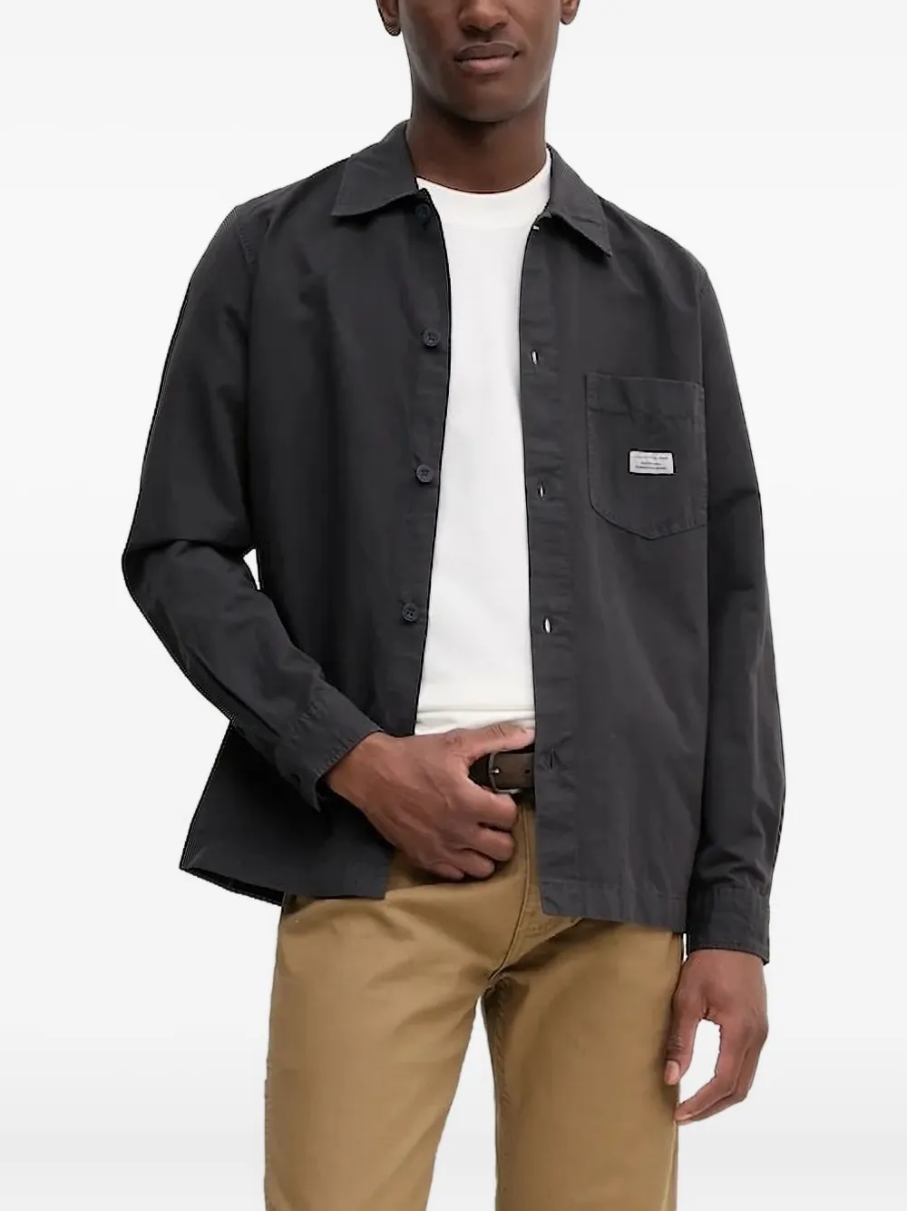 

Рубашка с накладным карманом Marc O'Polo, черный